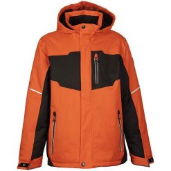 Odzież dziecięca: KILLTEC Kurtka dziecięca Chris Jr Waterproof 8 000 pomarańczowo-czarna r. 152 (29426152)