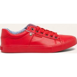 Big Star - Tenisówki. Czerwone trampki męskie BIG STAR, bez wzorów, z gumy, retro, na sznurówki. Za 169,90 zł.