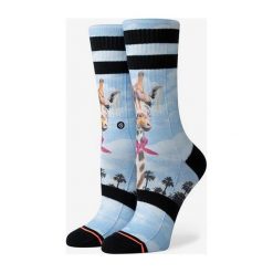 Stance Festival Gigi Skarpetki Niebieski. Niebieskie skarpetki damskie Stance, bez wzorów, z elastanu. Za 76,95 zł.