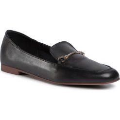 Lordsy GINO ROSSI - P164 Black. Czarne półbuty damskie Gino Rossi, ze skóry, bez obcasa, na płaskiej podeszwie. Za 219,99 zł.