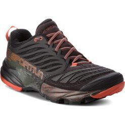 Buty LA SPORTIVA - Akasha 26Y999202 Black/Tangerine. Czarne buty sportowe męskie La Sportiva, ze skóry ekologicznej, bez zapięcia, do biegania. W wyprzedaży za 539,00 zł.