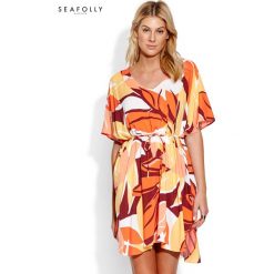 Tunika plażowa Seafolly Cut Copy 53520-KA. Tuniki plażowe damskie Seafolly, bez wzorów, bez rękawów. Za 225,00 zł.