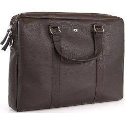 Skórzana torba na laptopa 15" unisex Daag Shaker 3 ciemnobrązowa. Pomarańczowe torby męskie skórzane daag, ze skóry. Za 499,99 zł.