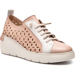 Sneakersy HISPANITAS - Bora-Bora HV98549 Panna. Brązowe półbuty damskie marki Hispanitas, ze skóry. Za 499,00 zł.