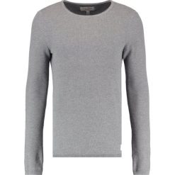 Swetry klasyczne męskie: TOM TAILOR DENIM STRUCTURED CREWNECK Sweter heather grey melange