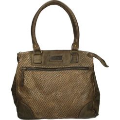Torba - PLE10138 OLIV. Brązowe torebki klasyczne damskie Venezia, ze skóry. Za 449,00 zł.