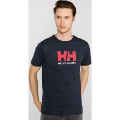 Helly Hansen Koszulka Niebieski. Niebieskie podkoszulki męskie Helly Hansen, xxl, z haftami, z bawełny, z krótkim rękawem. Za 137,95 zł.