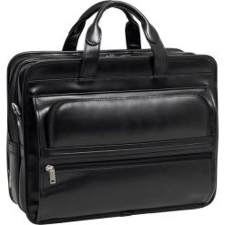 Torba MCKLEIN Elston 17 cali Czarny. Czarne torby na laptopa Mcklein, w paski, klasyczne. Za 604,99 zł.