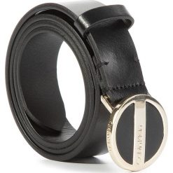 Pasek Damski CALVIN KLEIN - 3Cm Round Buckle Belt K60K605717 BDS. Czarne paski damskie Calvin Klein, w paski, ze skóry. Za 269,00 zł.