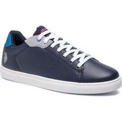 Sneakersy U.S. POLO ASSN. - Jado JARED4051S9/Y1 Dkbl/Blue. Niebieskie sneakersy męskie U.S. Polo Assn., na co dzień, bez wzorów, ze skóry ekologicznej, eleganckie, bez zapięcia. W wyprzedaży za 209,00 zł.