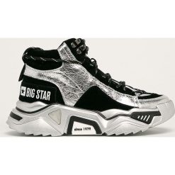 Big Star - Buty skórzane. Szare sneakersy damskie BIG STAR, ze skóry. Za 299,90 zł.