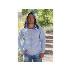 Hoodie-ni Graffiti. Szare bluzy męskie marki Taff.one, s, bez wzorów, z jeansu, bez kołnierzyka, bez rękawów, bez kaptura. Za 329,00 zł.