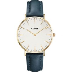 Zegarki damskie: Zegarek damski Cluse La Boheme Gold White Petrol CL18416