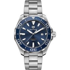 ZEGAREK TAG HEUER AQUARACER 300M WAY101C.BA0746. Niebieskie zegarki męskie marki TAG HEUER, ze stali. Za 6990,00 zł.