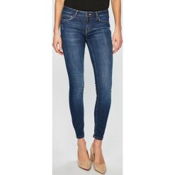 Answear - Jeansy Orient Express. Niebieskie jeansy damskie ANSWEAR, s, bez wzorów, z elastanu. W wyprzedaży za 99,90 zł.