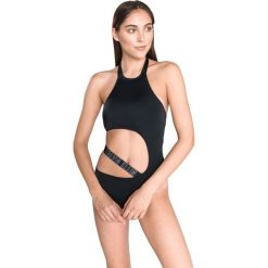 Calvin Klein Kostium kąpielowy jednoczęściowy Czarny. Czarne stroje kąpielowe damskie Calvin Klein, m, bez wzorów, z elastanu. Za 516,95 zł.