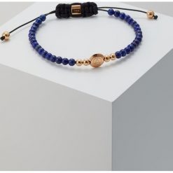 Bransoletki męskie: Northskull LOGO DISK MACRAME BRACELET Bransoletka rose goldcoloured