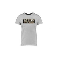 T-shirty z krótkim rękawem Ballin Est. 2013 Camo Army Shirt. Szare t-shirty męskie Ballin Est. 2013, s, bez wzorów, bez kołnierzyka, krótkie. Za 100,74 zł.
