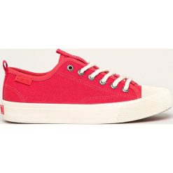 Big Star - Tenisówki. Czerwone trampki i tenisówki damskie BIG STAR, bez wzorów, z gumy, na sznurówki. Za 109,90 zł.