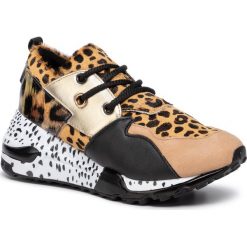 Sneakersy STEVE MADDEN - Cliff SM11000185-03004 Animal. Pomarańczowe półbuty damskie Steve Madden, z zamszu. Za 519,00 zł.