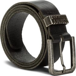 Pasek Męski TOMMY JEANS - Tjm Loop Belt 4.0 AM0AM03364 002. Czarne paski męskie Tommy Jeans, w paski, z jeansu. W wyprzedaży za 139,00 zł.