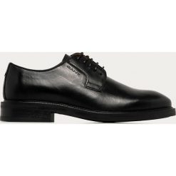 Gant - Półbuty skórzane Flairville. Czarne buty wizytowe męskie GANT, ze skóry, eleganckie, z okrągłym noskiem. Za 539,90 zł.