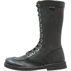 Buty zimowe damskie: Kickers MEETKIKNEW Kozaki sznurowane black