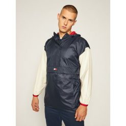 Kurtka przejściowa Tommy Sport Longlined Popover Windbreaker S10S100619. Niebieskie kurtki sportowe damskie Tommy Sport, s, bez wzorów, bez kaptura. Za 649,00 zł.