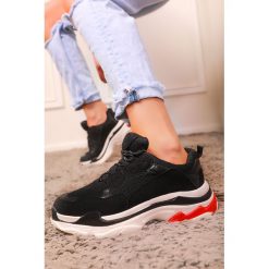 Damskie buty sportowe ANDELA BLACK. Czarne buty sportowe damskie Damskie buty sportowe ANDELA BLACK, bez wzorów, sportowe. W wyprzedaży za 49,00 zł.