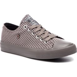 Trampki BIG STAR - DD274034 Grey. Szare półbuty damskie marki BIG STAR, na co dzień, bez wzorów, z gumy, retro, bez obcasa, na płaskiej podeszwie, bez zapięcia. Za 109,00 zł.