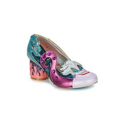 Czółenka Irregular Choice SEA DREAMS. Fioletowe czółenka damskie Irregular Choice, bez wzorów, bez obcasa. W wyprzedaży za 629,25 zł.