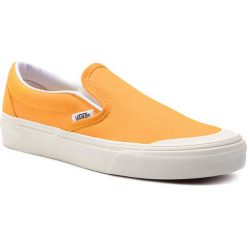 Tenisówki VANS - Classic Slip-On 1 VN0A3TKBUVF1 Zinnia. Żółte półbuty damskie Vans, bez wzorów, z gumy, bez zapięcia. W wyprzedaży za 199,00 zł.