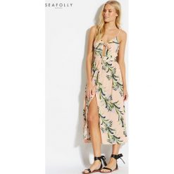Sukienka plażowa Seafolly Las Palmas 53420-DR. Sukienki damskie Seafolly, na plażę, m, bez wzorów, bez kołnierzyka, bez rękawów. Za 409,00 zł.