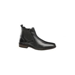 Czarne sztyblety męskie Am Shoe zapinane na zamek. Czarne sztyblety męskie ze skóry, na zamek. Za 139,00 zł.