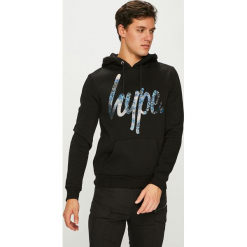 Hype - Bluza. Brązowe bluzy męskie Hype, l, z nadrukiem, z bawełny, z kapturem. Za 239,90 zł.