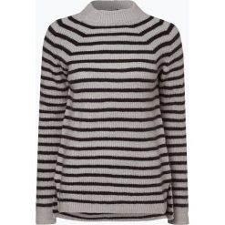 Review - Sweter damski, szary. Szare swetry klasyczne damskie marki Review, l, z tkaniny, z okrągłym kołnierzem. Za 159,95 zł.
