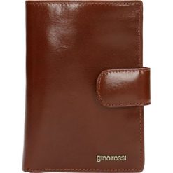Portfel męski PIEMONTE. Pomarańczowe portfele męskie marki Gino Rossi, ze skóry. Za 299,90 zł.