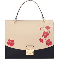 Torebki klasyczne damskie: Skórzana torebka w kolorze czarnym – (S)40 x (W)33 x (G)12 cm