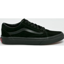 Vans - Tenisówki. Czarne tenisówki damskie marki Vans, ze skóry, na sznurówki. Za 319,90 zł.