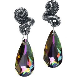 Alchemy Gothic Kraken Ear Studs Kolczyki - Earpin srebrny. Szare kolczyki damskie marki Alchemy Gothic, srebrne. Za 144,90 zł.