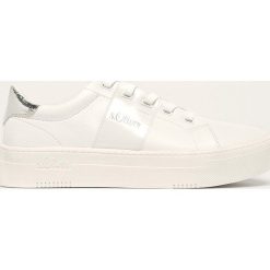 S. Oliver - Buty. Białe buty sportowe damskie S.Oliver, bez wzorów, ze skóry ekologicznej, sportowe. Za 199,90 zł.