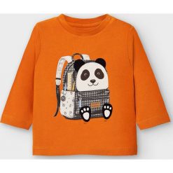 Mayoral - Longsleeve dziecięcy 68-98 cm. Niebieskie t-shirty chłopięce Mayoral, z nadrukiem, z bawełny, z długim rękawem. Za 52,90 zł.