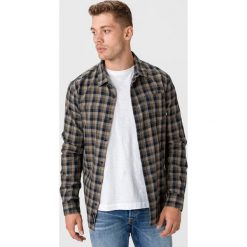 Vans Koszula Zielony. Zielone koszule męskie Vans, xxl, w kratkę, z bawełny, bez kołnierzyka, z długim rękawem. Za 283,95 zł.