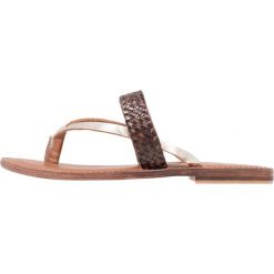 Klapki damskie: Inuovo Japonki brown/gold