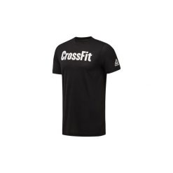 T-shirty z krótkim rękawem Reebok Sport CrossFit Speedwick F.E.F. Graphic Koszulka. Czarne koszulki męskie marki Reebok Sport, s, bez wzorów, sportowe, bez kołnierzyka, krótkie. Za 129,00 zł.