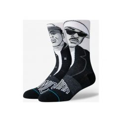 Stance Premier And Guru Skarpetki Czarny Biały. Czarne skarpetki męskie Stance, bez wzorów, z elastanu. Za 85,95 zł.