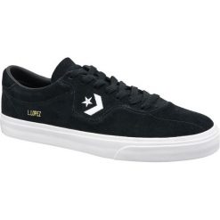 Converse Louie Lopez Pro Low 163261c 41 Czarne. Czarne buty sportowe męskie marki Converse, ze skóry, bez zapięcia. W wyprzedaży za 299,99 zł.