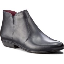 Botki TAMARIS - 1-25398-29 Navy 805. Niebieskie botki damskie na obcasie marki Tamaris, z materiału. W wyprzedaży za 189,00 zł.