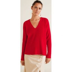Mango - Sweter Orion. Czerwone swetry klasyczne damskie Mango, l, z dzianiny. W wyprzedaży za 119,90 zł.