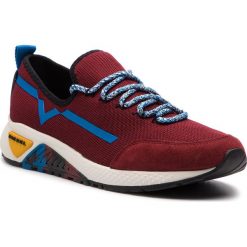 Sneakersy DIESEL - S-Kby Y01534 P1760 T5283 Cabernet. Czerwone sneakersy męskie Diesel, na co dzień, bez wzorów, ze skóry, eleganckie, bez zapięcia. W wyprzedaży za 389,00 zł.